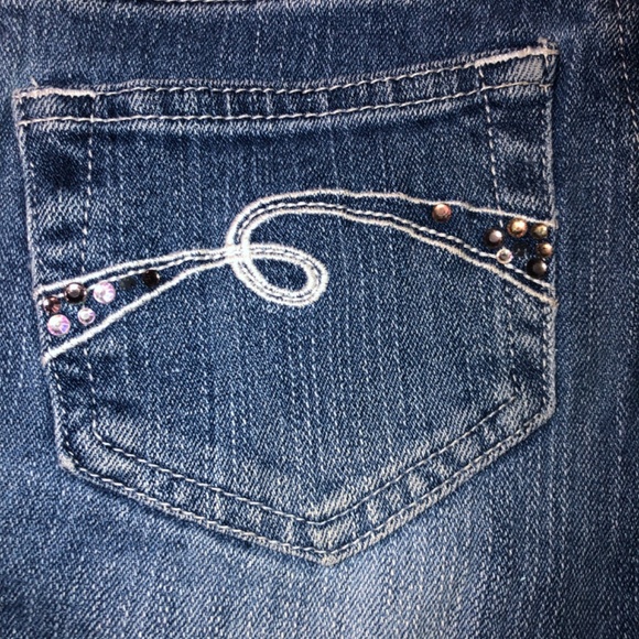 Justice Premium Girls Denim Jeans with Bedazzling - Picture 6 of 8